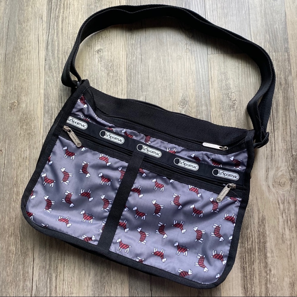 LeSportsac Llama Print Messenger Bag